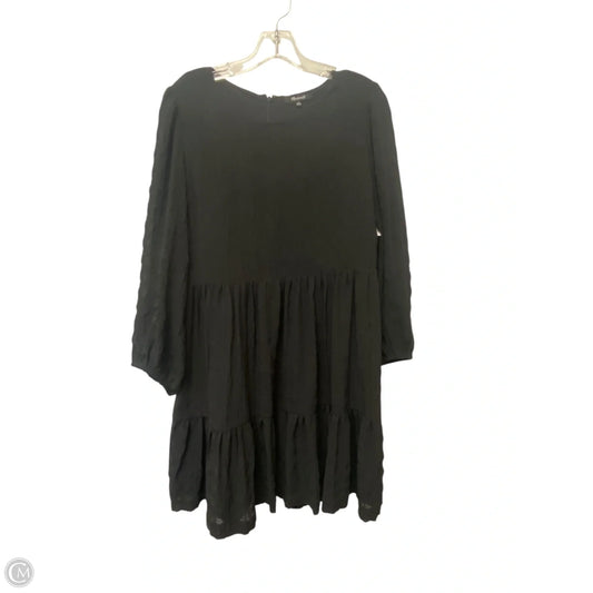 Dress Casual Midi By Madewell In Black, Size: 12