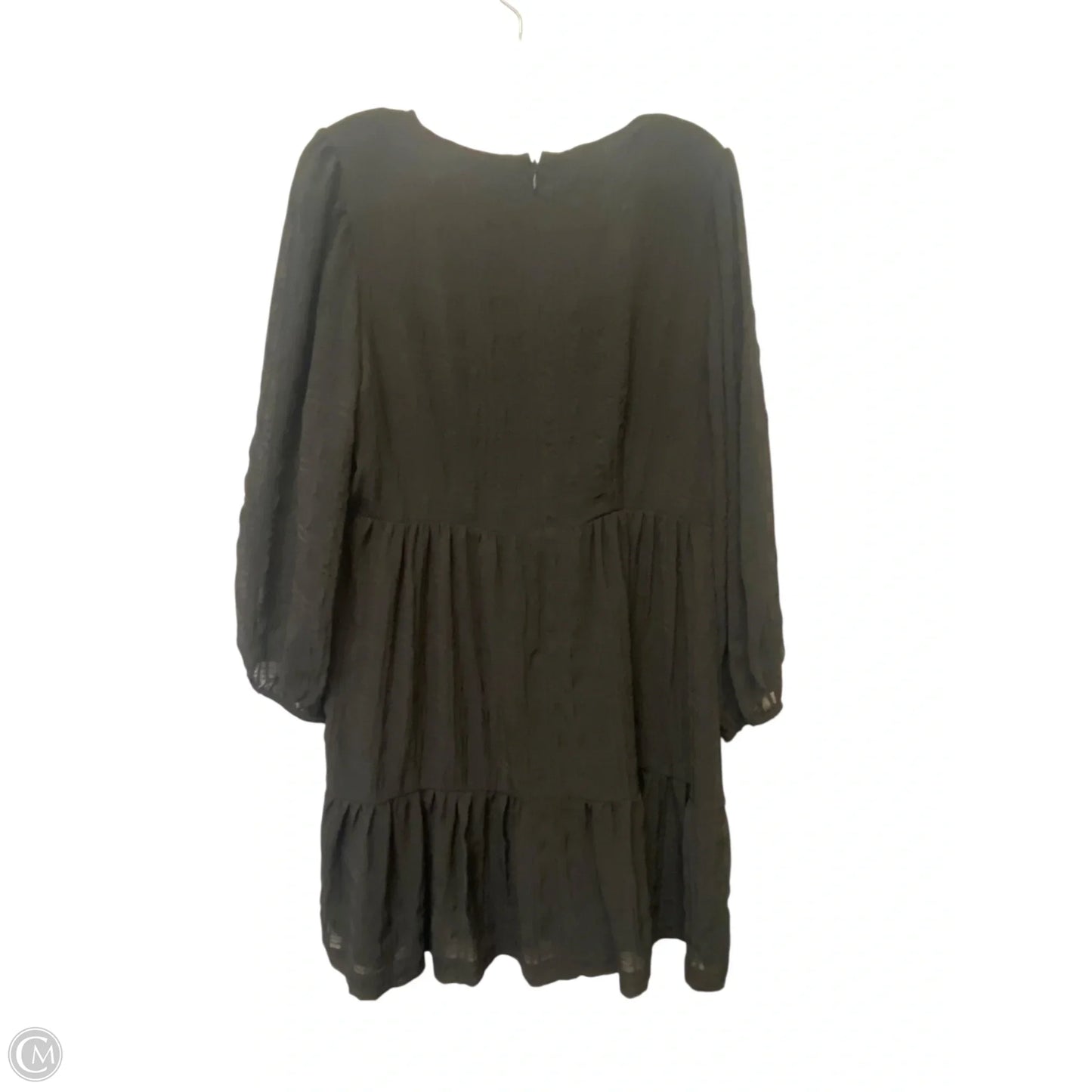 Dress Casual Midi By Madewell In Black, Size: 12