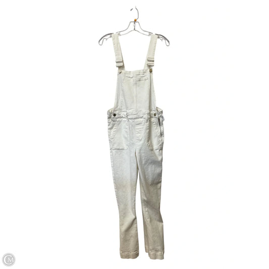 Overalls By Paige In White Denim, Size: 4