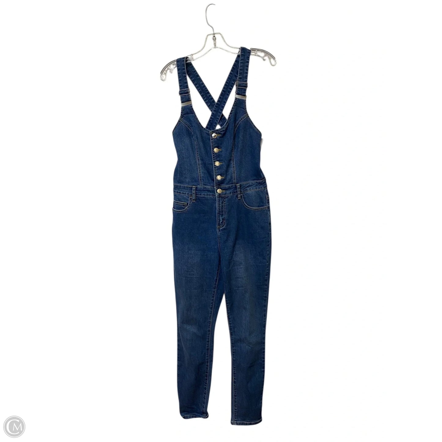Overalls By Venus In Blue Denim, Size: 10