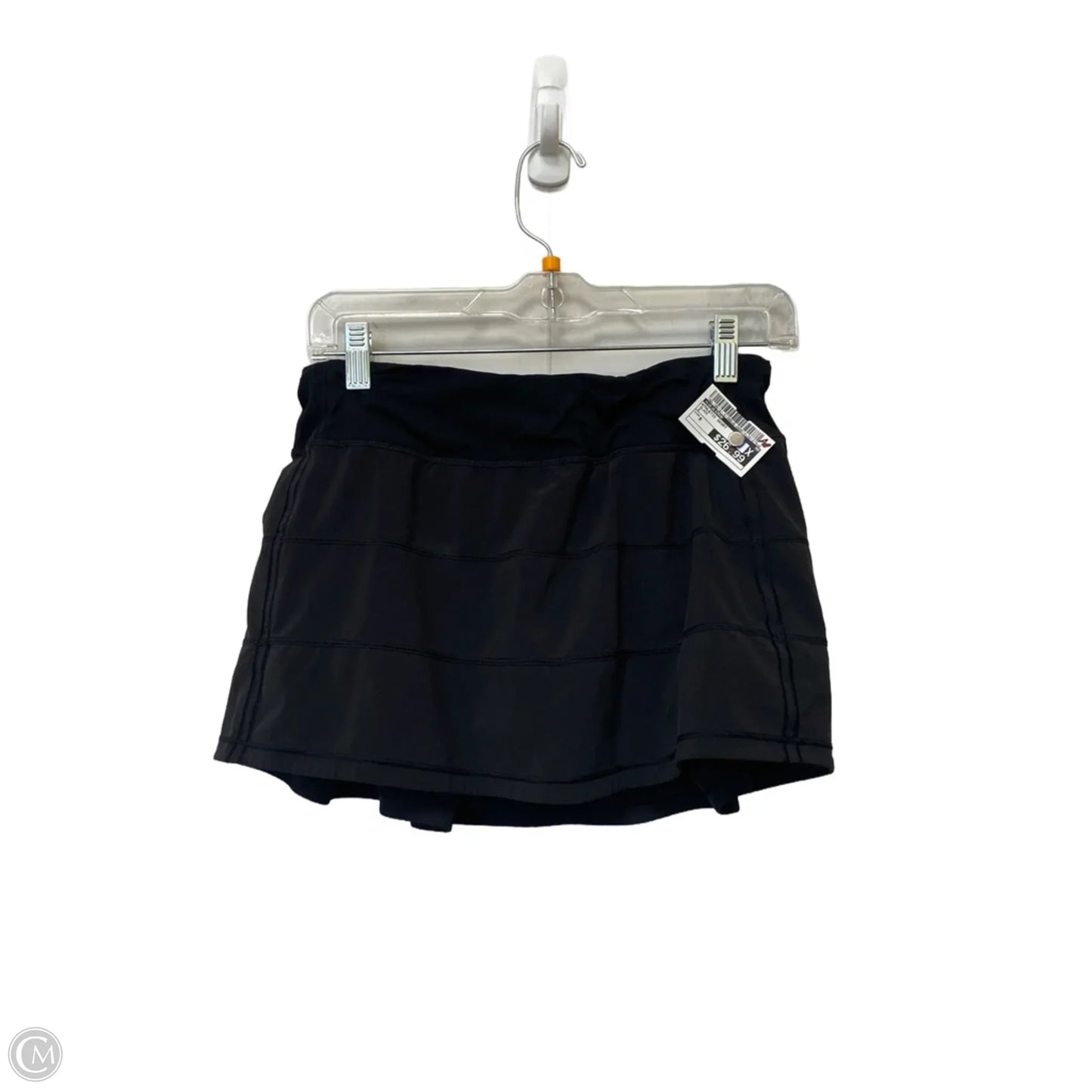 Athletic Skort By Lululemon In Black, Size: 6