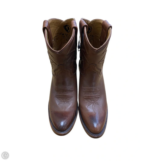 Boots Western By Clothes Mentor In Brown, Size: 7.5