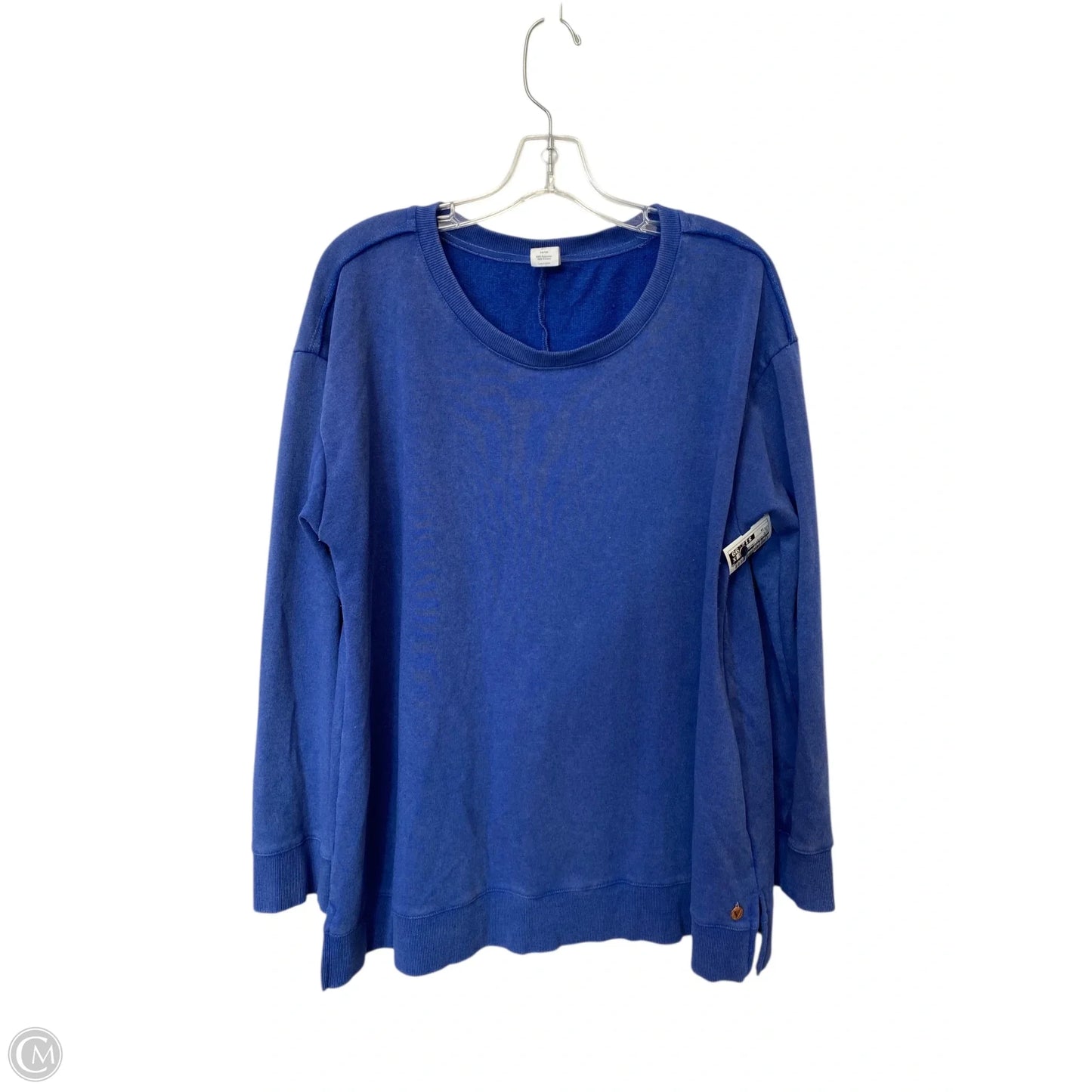 Sweatshirt Crewneck By Livi Active In Blue, Size: 16