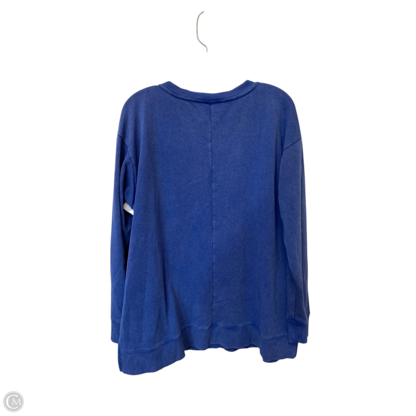 Sweatshirt Crewneck By Livi Active In Blue, Size: 16
