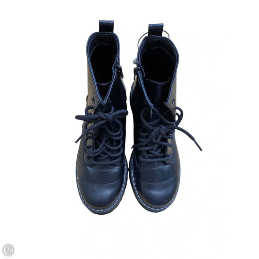Boots Combat By No Boundaries In Black, Size: 8.5