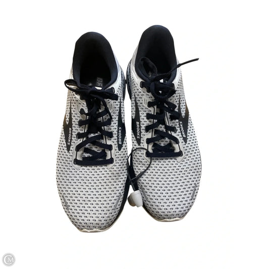 Shoes Athletic By Brooks In White, Size: 9
