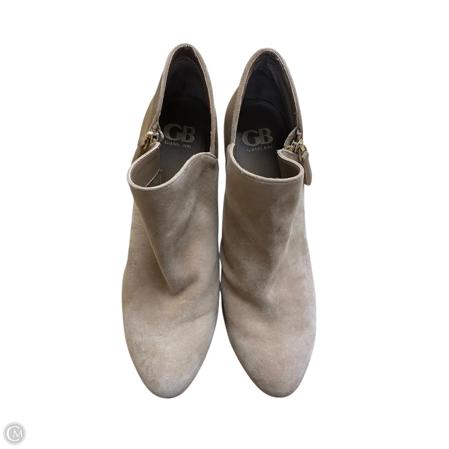 Boots Ankle Heels By Gianni Bini In Tan, Size: 11