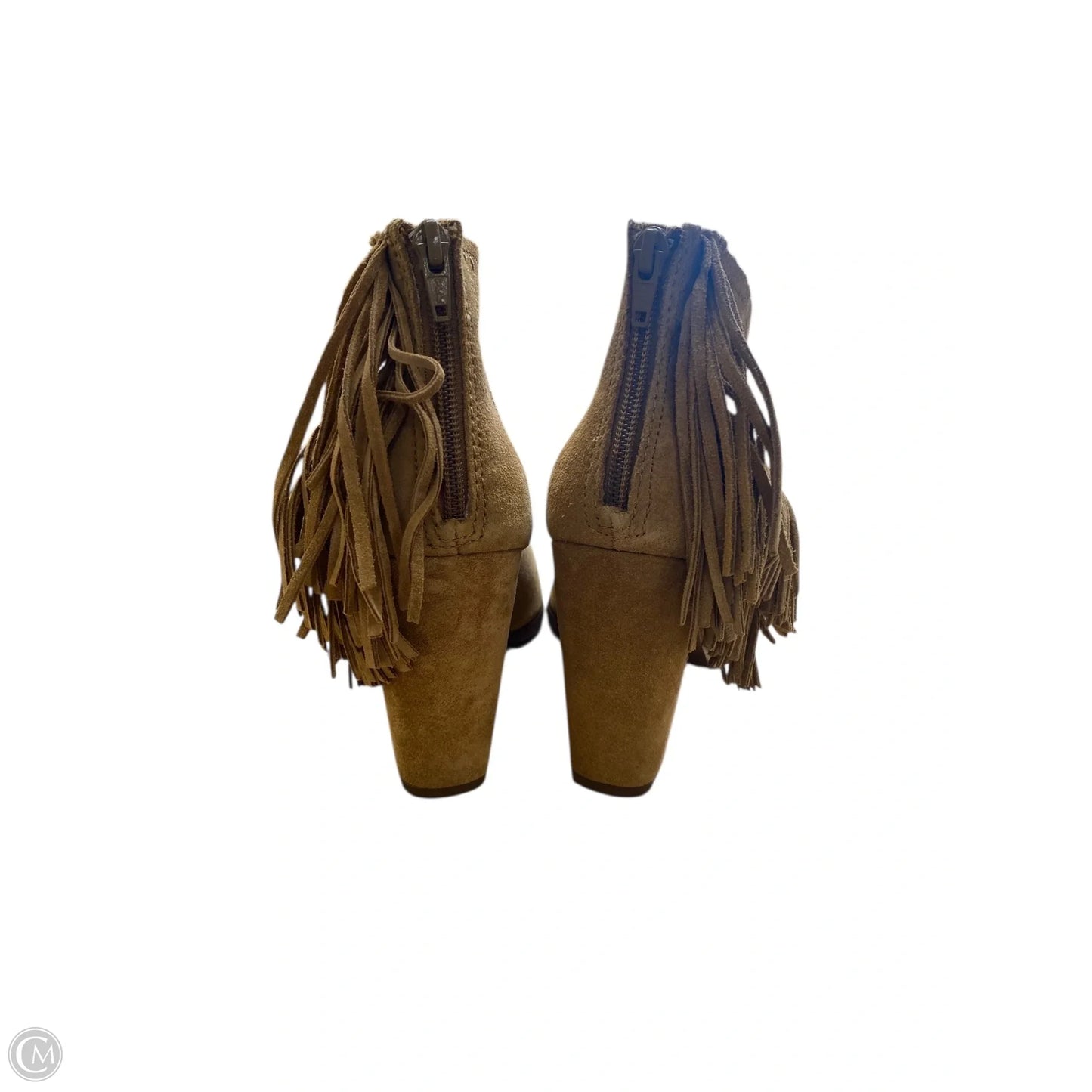 Boots Ankle Heels By Gianni Bini In Tan, Size: 10