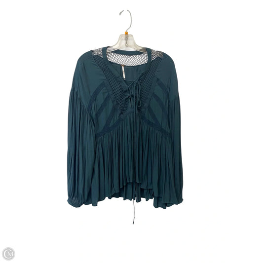Top Long Sleeve By Free People In Blue, Size: M