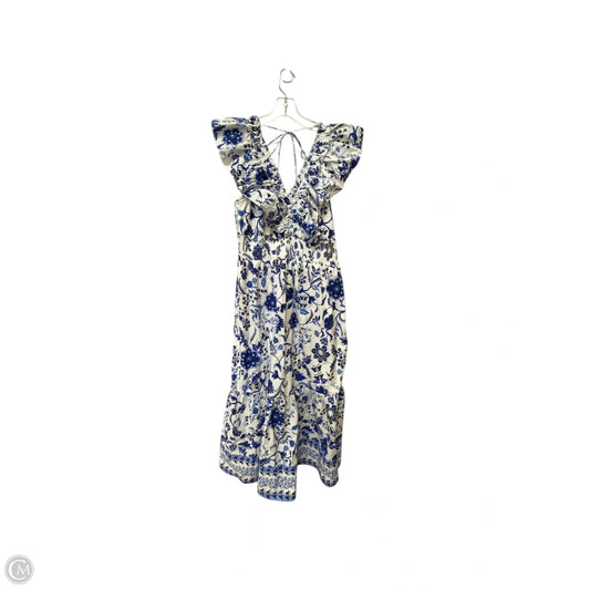 Dress Casual Maxi By Adrianna Papell In Floral Print, Size: 12