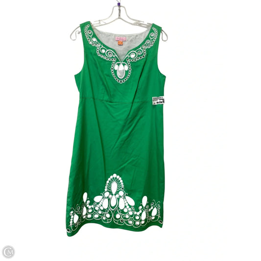 Dress Designer By Lilly Pulitzer In Green, Size: 10