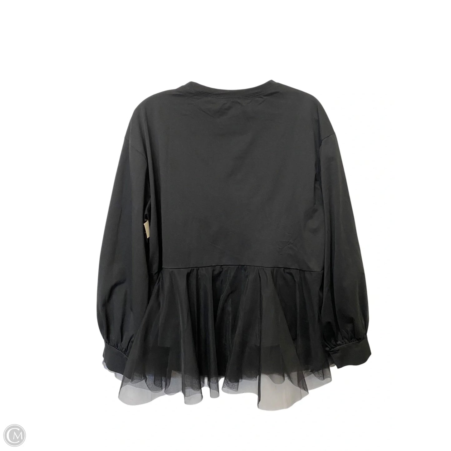 Top Long Sleeve By Cmf In Black, Size: Xl