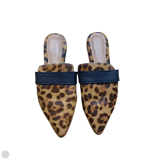 Shoes Flats By Madewell In Animal Print, Size: 6