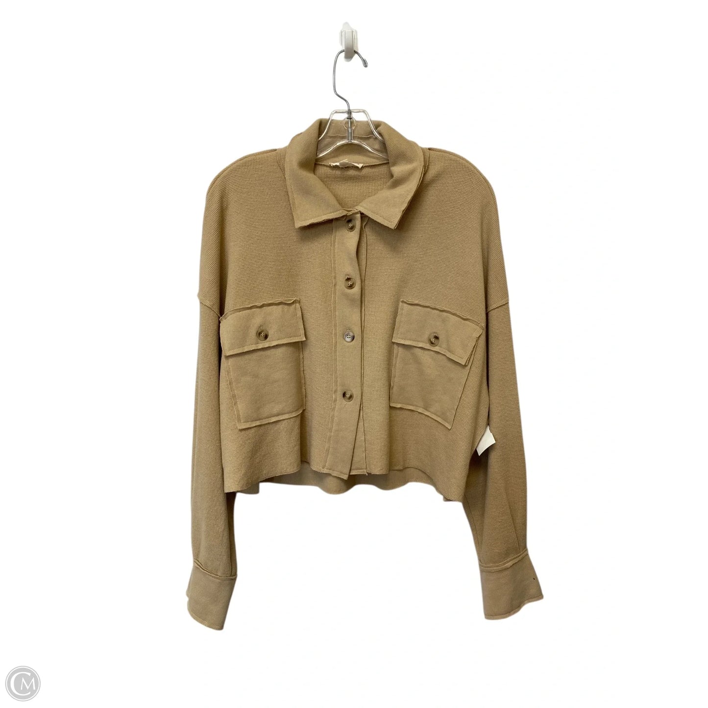 Top Long Sleeve By Illa Illa In Tortoise Shell Print, Size: S