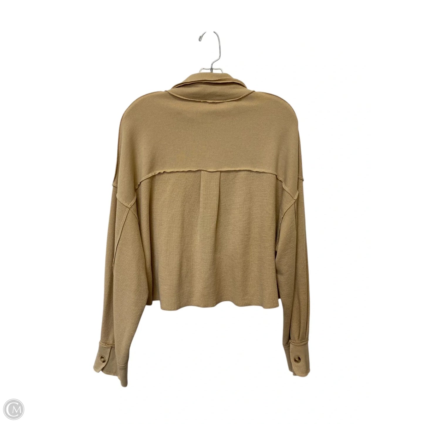 Top Long Sleeve By Illa Illa In Tortoise Shell Print, Size: S