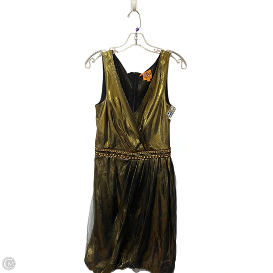 Dress Designer By Tory Burch In Gold, Size: 8