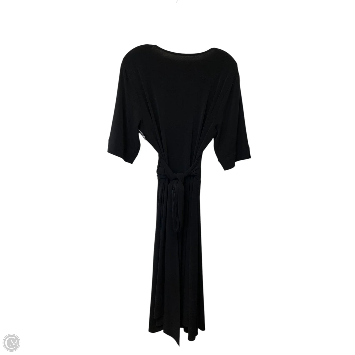 Dress Casual Midi By Clothes Mentor In Black, Size: 1x