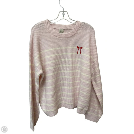 Sweater By A New Day In Pink, Size: Xl