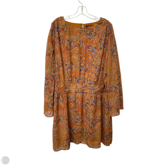 Dress Casual Midi By Jessica Simpson In Multi-colored, Size: 2x