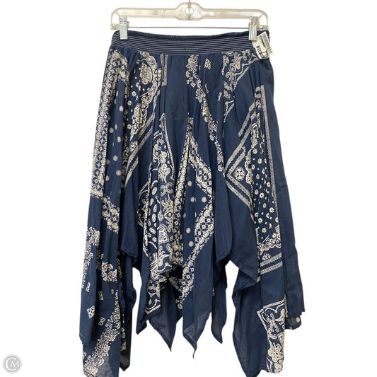 Skirt Midi By Alya In Blue, Size: M