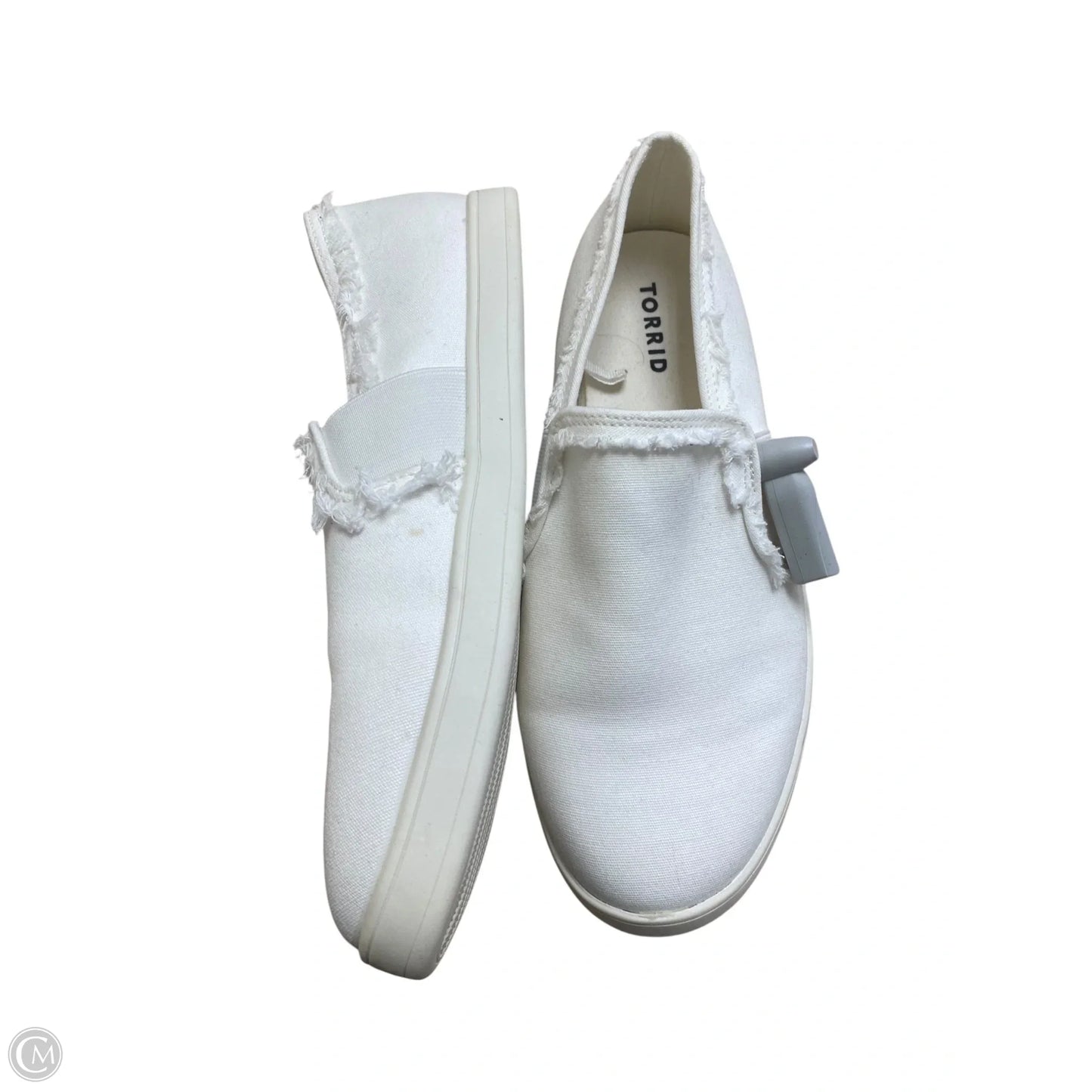 Shoes Flats By Torrid In White, Size: 8