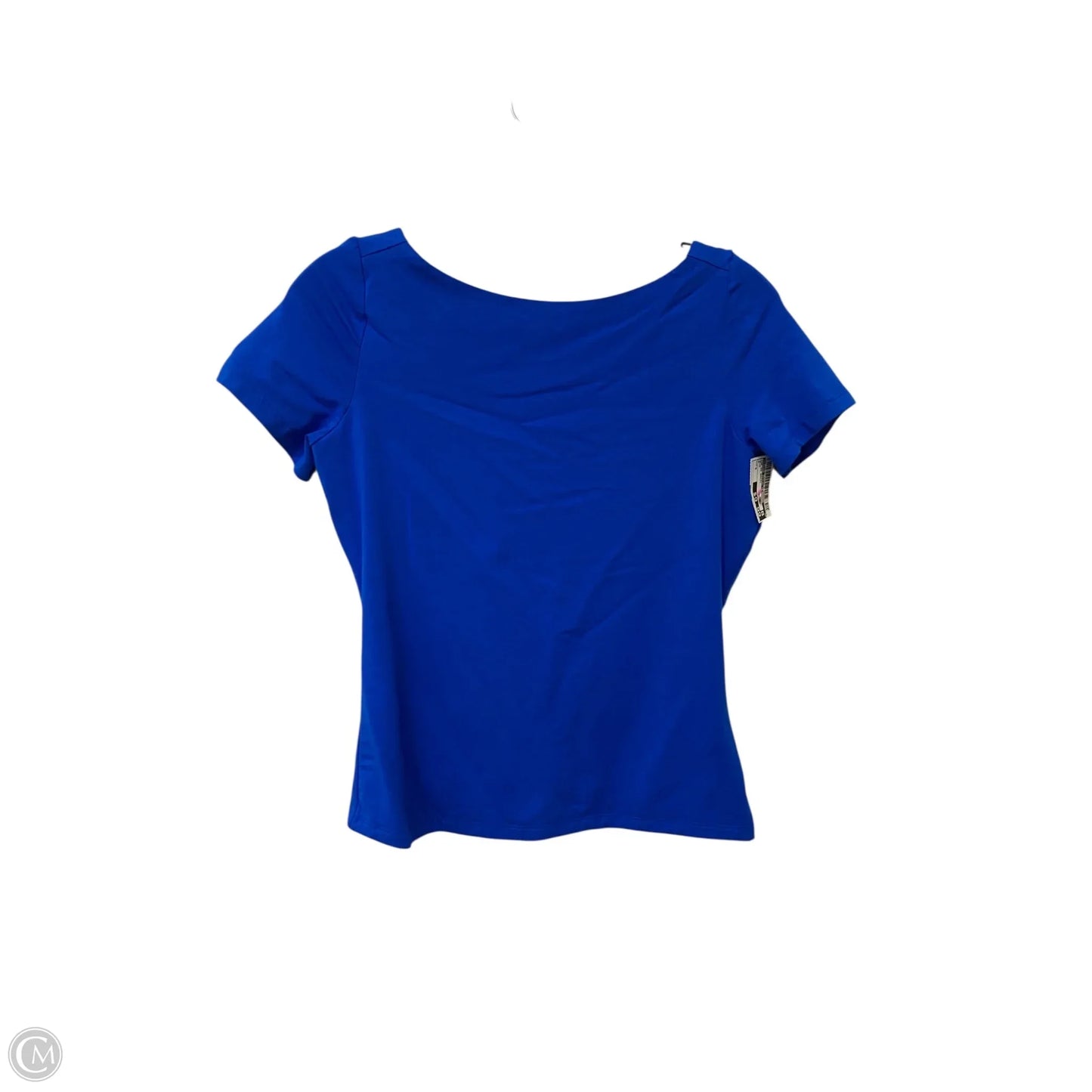 Top Short Sleeve Basic By Banana Republic In Blue, Size: S
