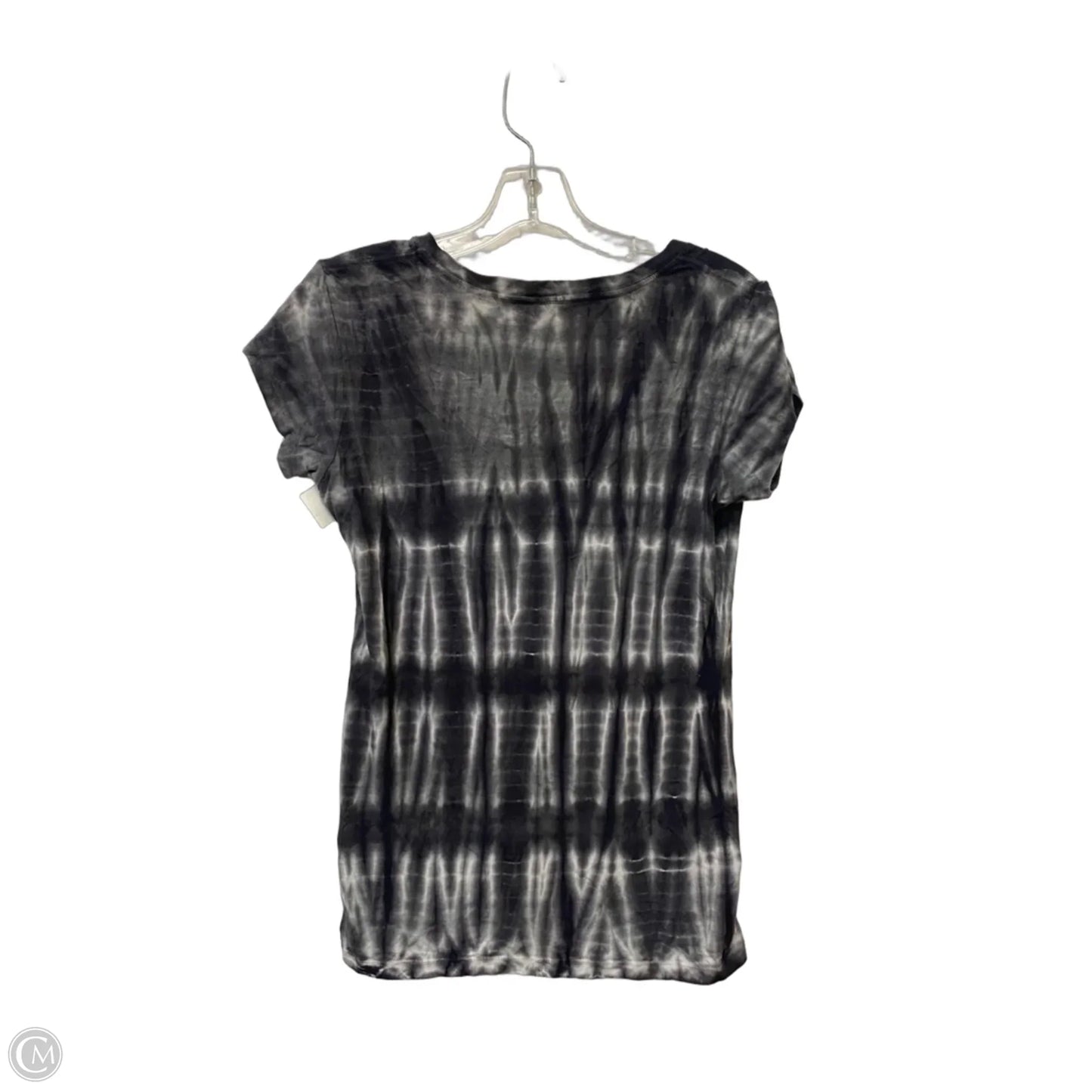 Top Short Sleeve By Cme In Tortoise Shell Print, Size: L