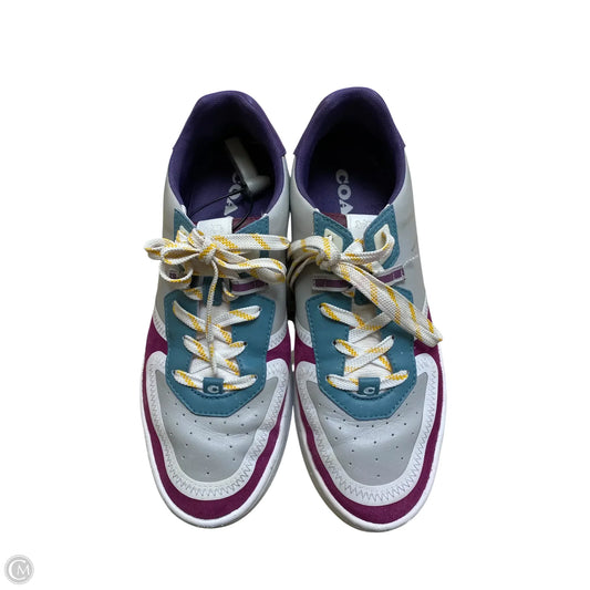 Shoes Designer By Coach In Grey, Size: 9.5