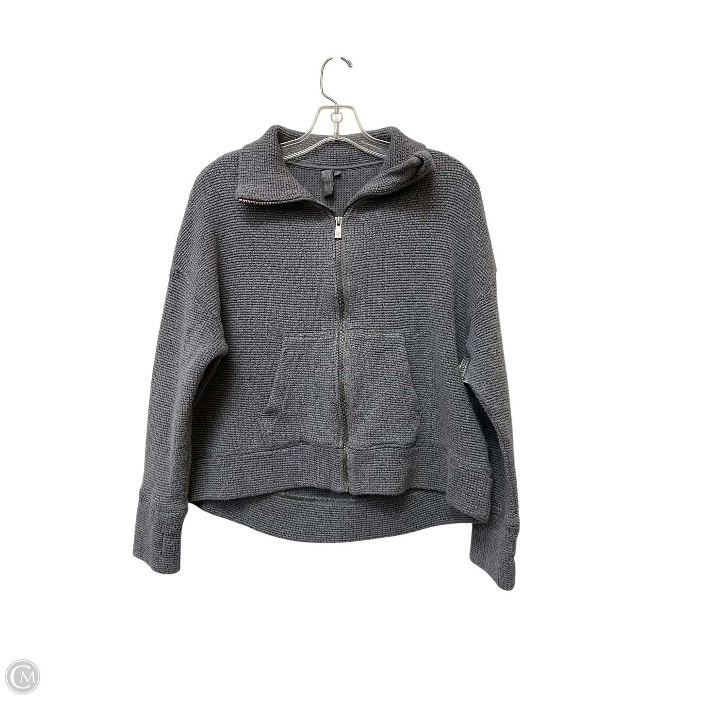 Athletic Jacket By Sweaty Betty In Grey, Size: L
