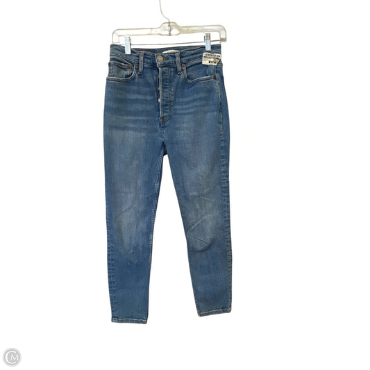 Jeans Straight By Clothes Mentor In Blue Denim, Size: 4