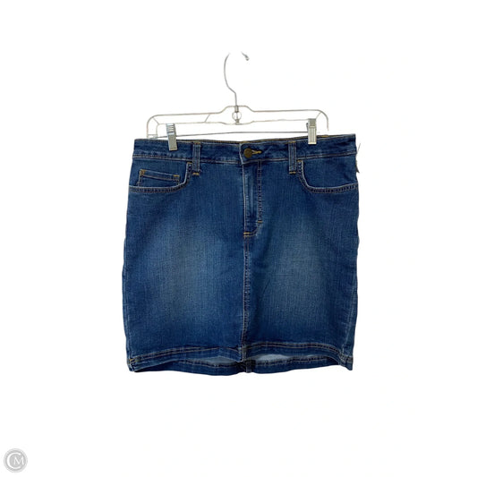 Skirt Mini & Short By Lee In Blue, Size: 12