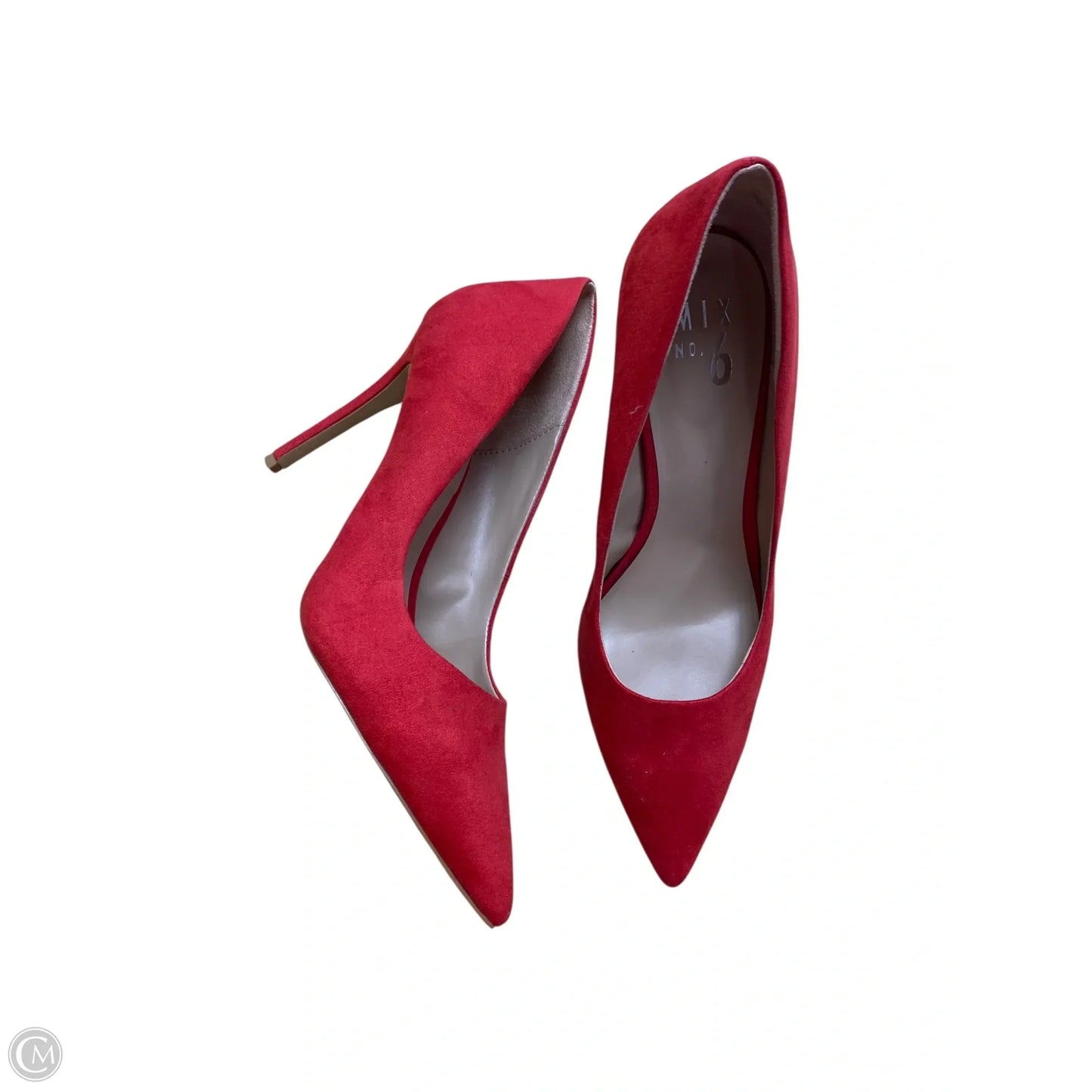 Shoes Heels Stiletto By Mix No 6 In Red, Size: 9.5