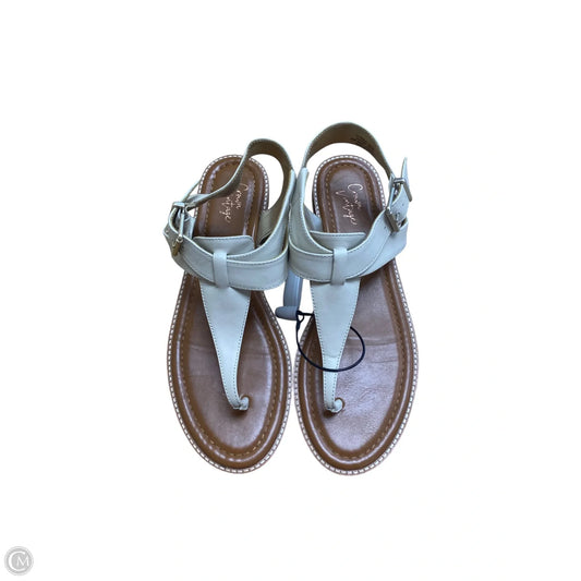 Sandals Flats By Crown Vintage In Tan, Size: 9