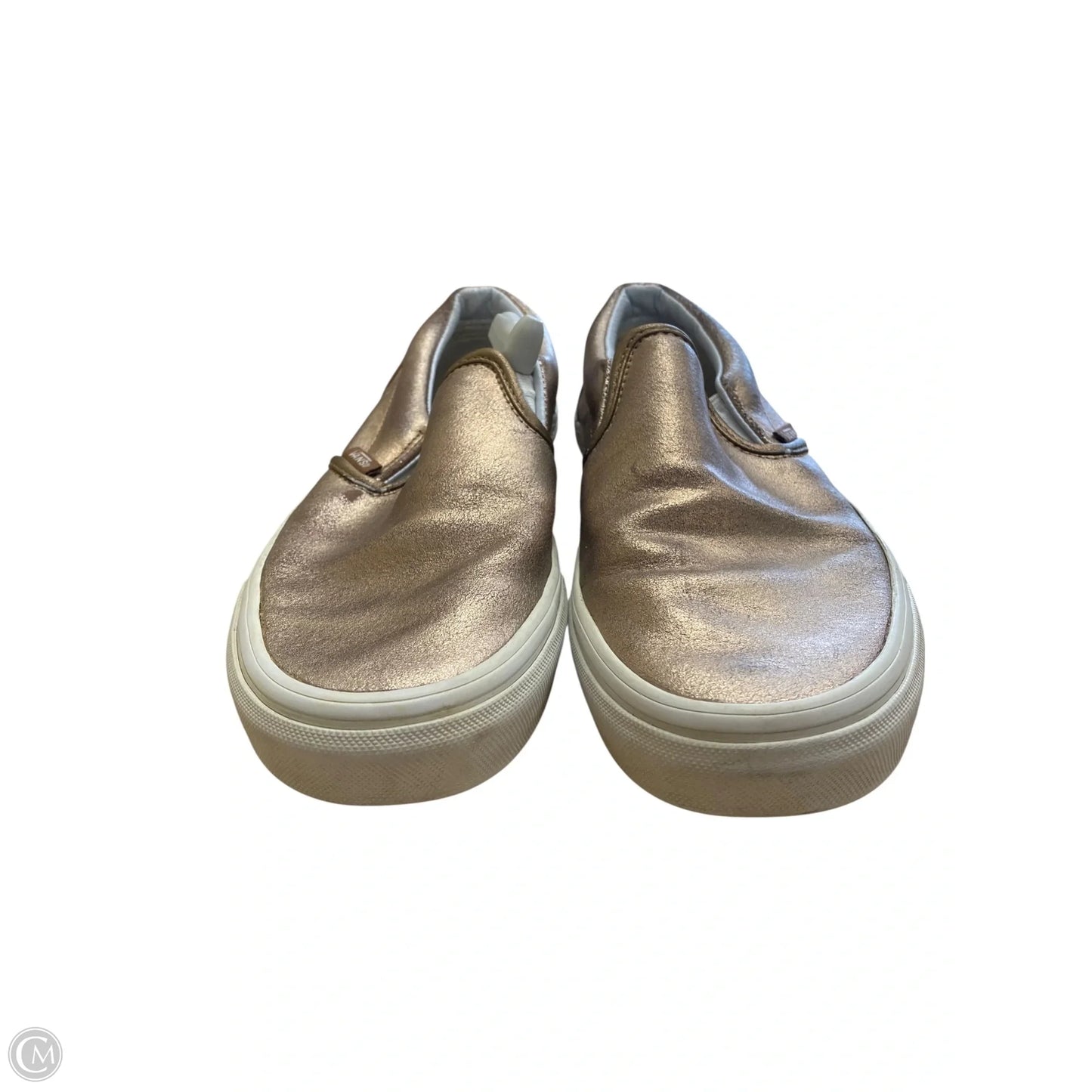 Shoes Flats By Vans In Bronze, Size: 6.5