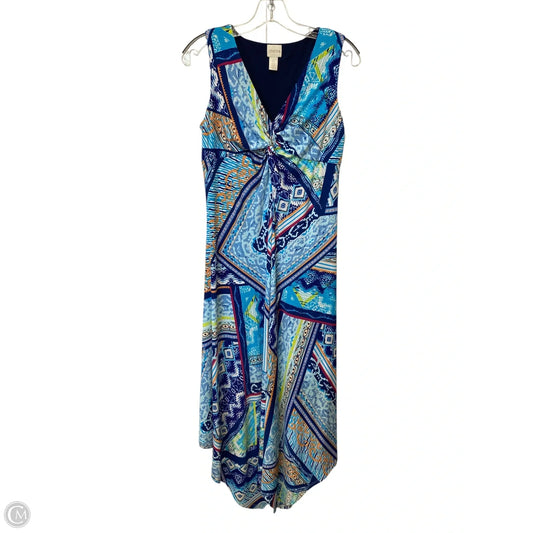 Dress Casual Maxi By Chicos In Blue, Size: 0