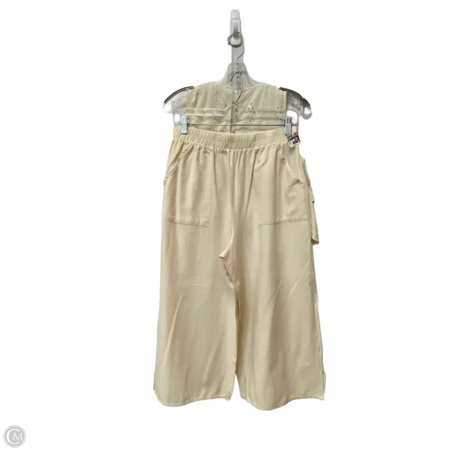 Pants Set 2pc By &merci In Cream, Size: M