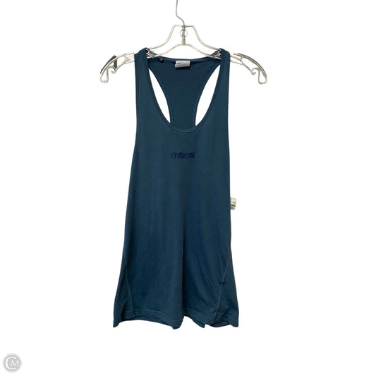Athletic Tank Top By Gym Shark In Blue, Size: L