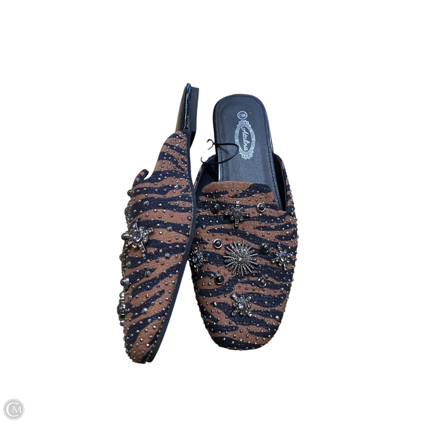 Shoes Flats By Cme In Animal Print, Size: 7.5