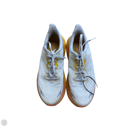 Shoes Athletic By Hoka In White, Size: 9