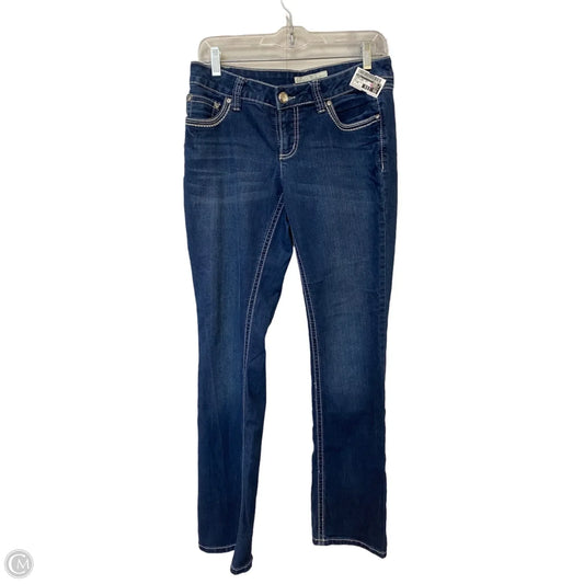 Jeans Boot Cut By Cato In Blue Denim, Size: 4p