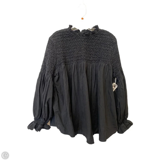 Top Long Sleeve By Maeve In Black, Size: Xl