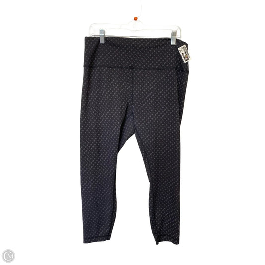 Athletic Leggings By Lululemon In Grey, Size: 16