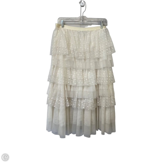 Skirt Maxi By Bcbgmaxazria In Cream, Size: S