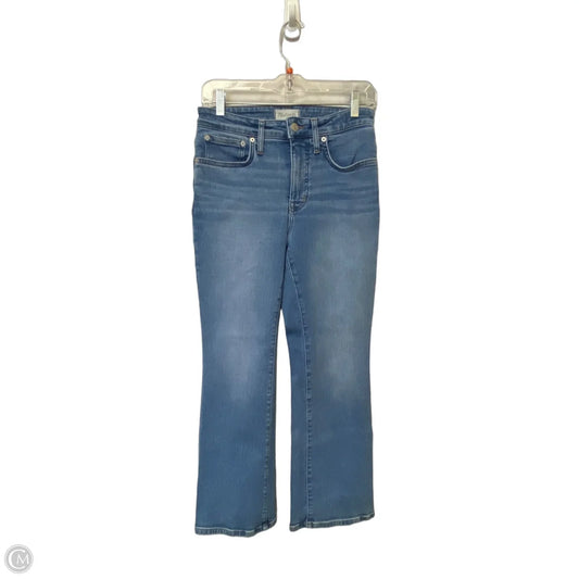 Jeans Straight By Madewell In Blue Denim, Size: 4
