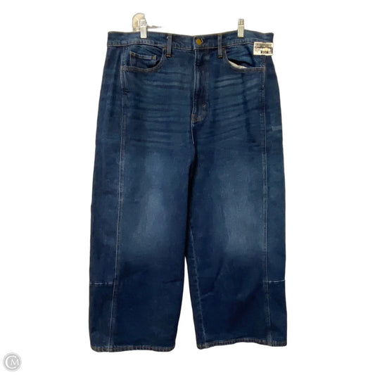 Jeans Wide Leg By Ana In Blue Denim, Size: 18
