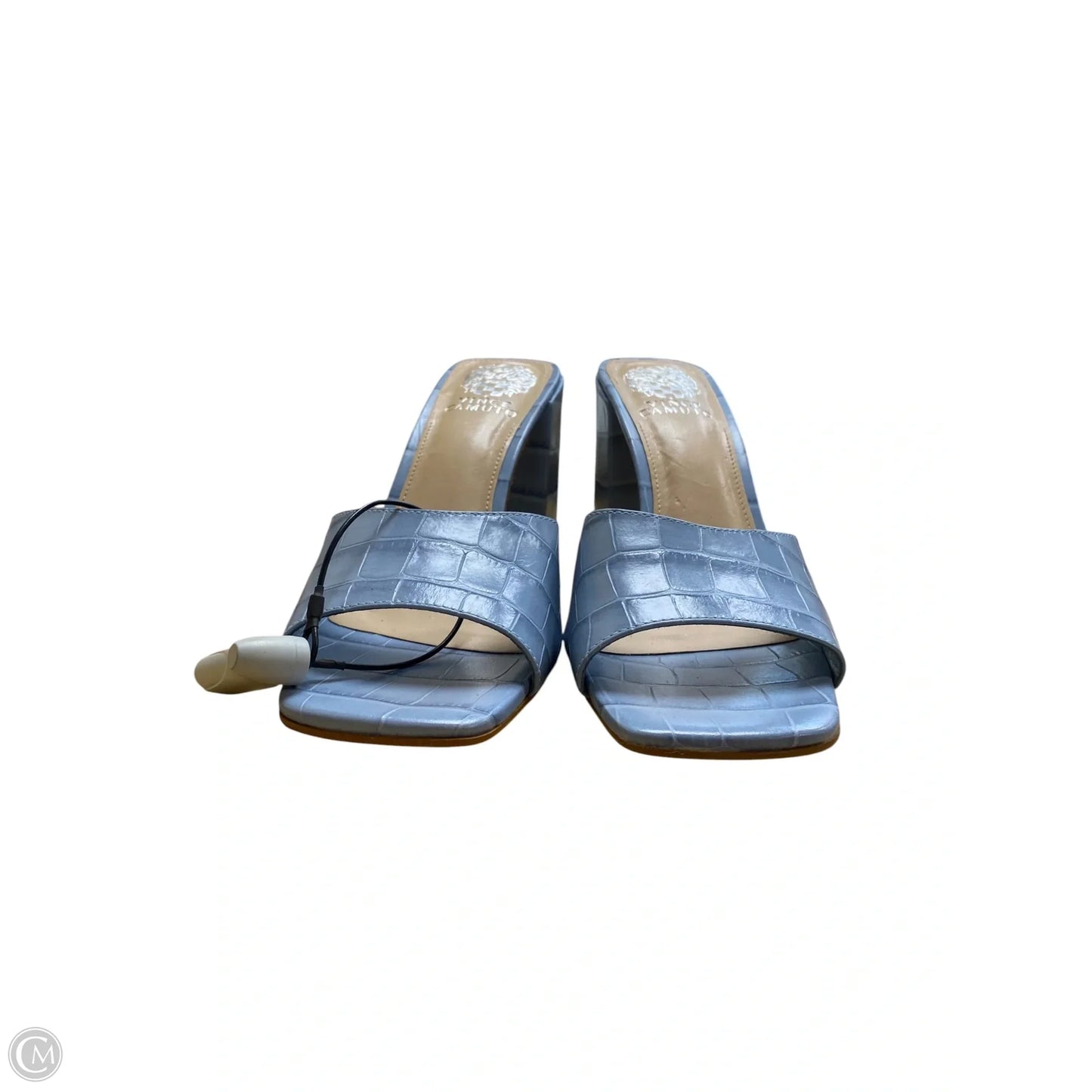 Sandals Heels Block By Vince Camuto In Blue, Size: 9
