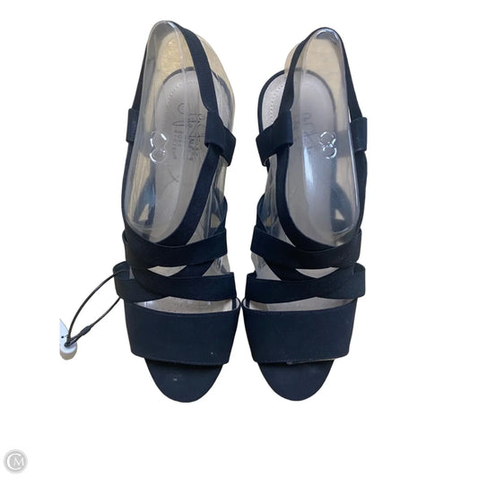 Sandals Heels Block By Life Stride In Black, Size: 8.5