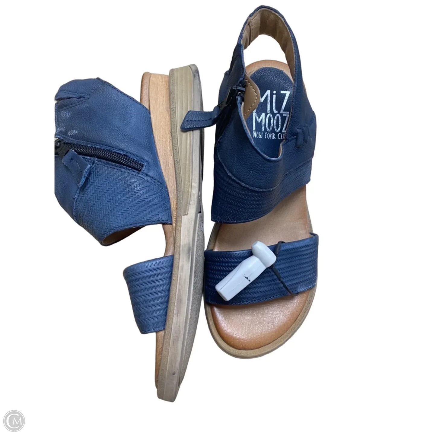 Sandals Flats By Miz Mooz In Blue, Size: 5