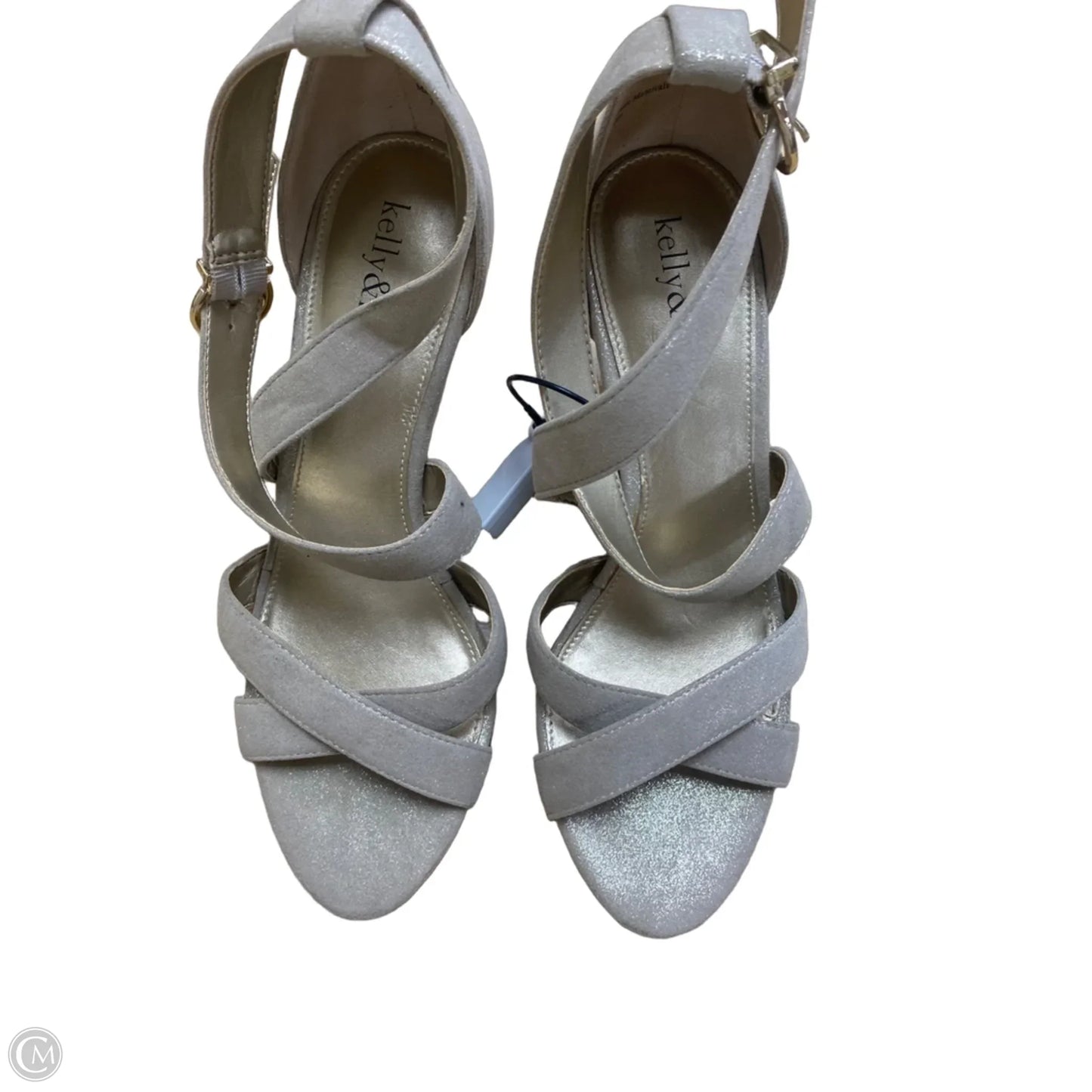 Shoes Heels Stiletto By Kelly And Katie In Gold, Size: 7