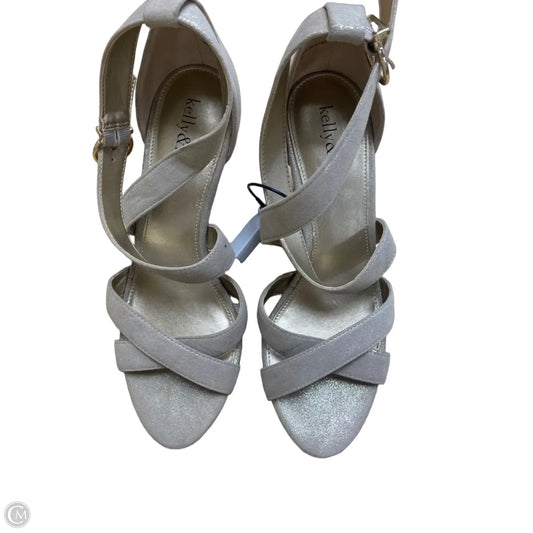 Shoes Heels Stiletto By Kelly And Katie In Gold, Size: 7